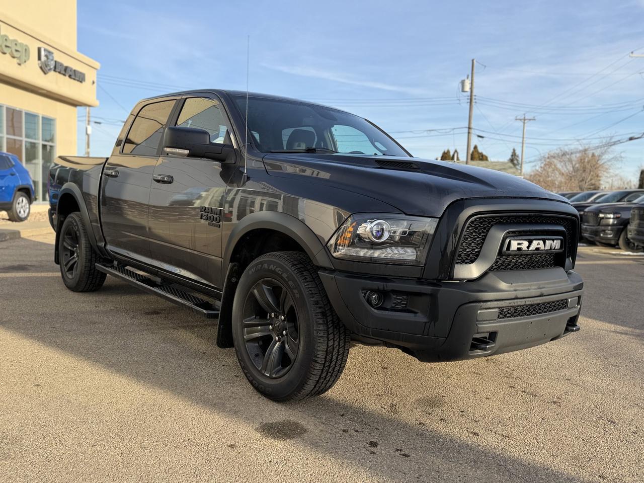 2022 Ram 1500 Classic Warlock Crew Cab 4x4 | Low KMs | V6 | Heated Seats | NAV | Backup Camera Redwater AB