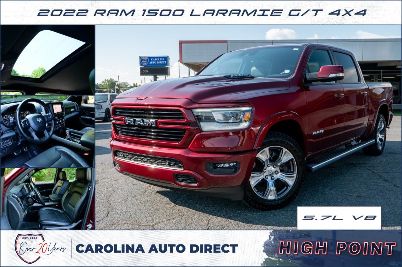 2022 Ram 1500 Laramie G/T 4X4 / Level A Equipment / 5.7 V8 HEMI!
