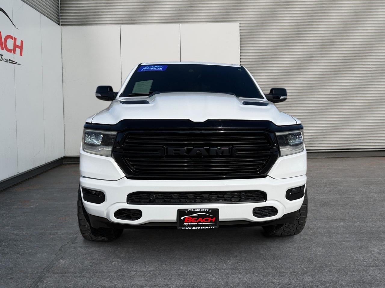 2022 Ram 1500 Laramie, HEATED/VENTILATED SEATS, HEATED STEERING WHEEL, TONNEAU COVER, RUNNING BOARDS, APPLE CARPLAY/ANDROID AUTO, POWER SLIDING REAR WINDOW, BACKUP CAMERA, TOW PACKAGE, HARMAN/KARDON SPEAKERS, POWER FOLDING MIRRORS, CLEAN CARFAX! Norfolk VA