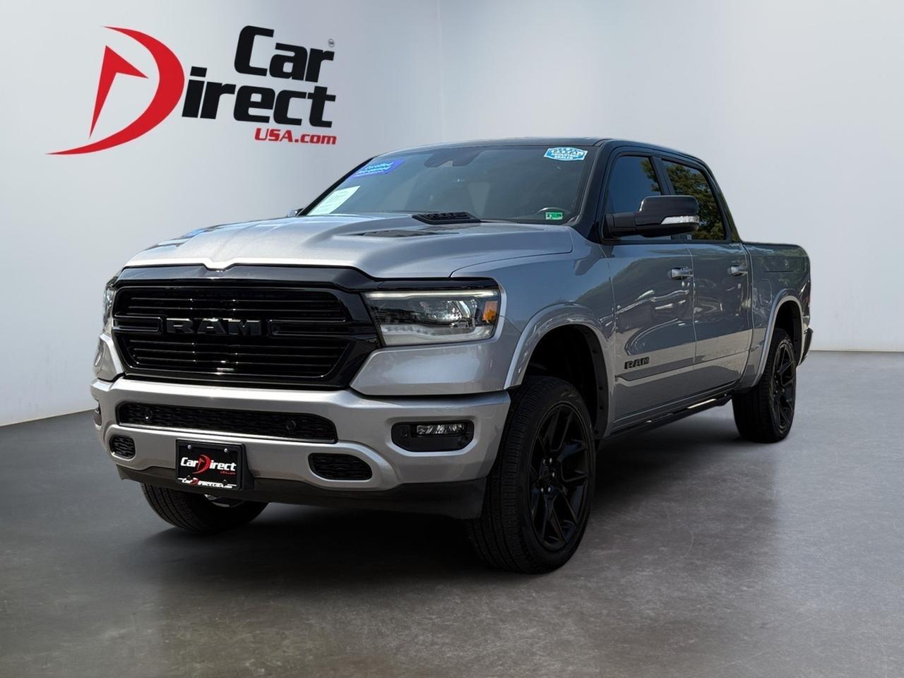 2022 Ram 1500 Laramie, RAM BOXES, 4X4, HEATED STEERING WHEEL, HEATED/ COOLED SEATS, HEATED REAR SEATS, POWER RUNING BOARDS, PANORAMIC SUNROOF, ADJUSTABLE PEDALS, ADAPTIVE CRUISE CONTROL, REMOTE START, ANDROID AUTO/ APPLE CARPLAY, CLEAN CARFAX, ULTRA LOADED!!! Virginia Beach VA