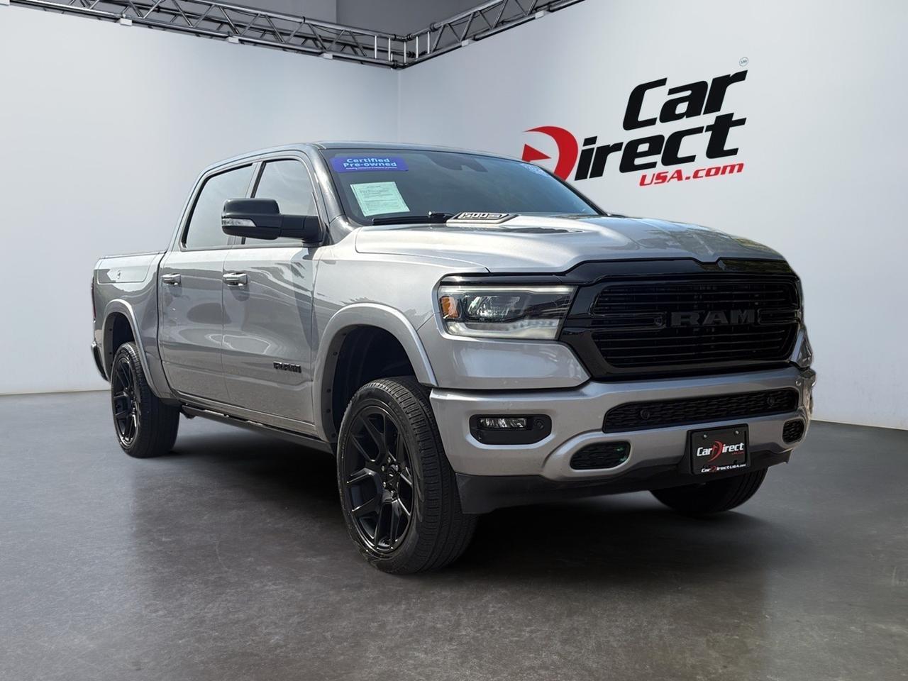 2022 Ram 1500 Laramie, RAM BOXES, 4X4, HEATED STEERING WHEEL, HEATED/ COOLED SEATS, HEATED REAR SEATS, POWER RUNING BOARDS, PANORAMIC SUNROOF, ADJUSTABLE PEDALS, ADAPTIVE CRUISE CONTROL, REMOTE START, ANDROID AUTO/ APPLE CARPLAY, CLEAN CARFAX, ULTRA LOADED!!! Virginia Beach VA