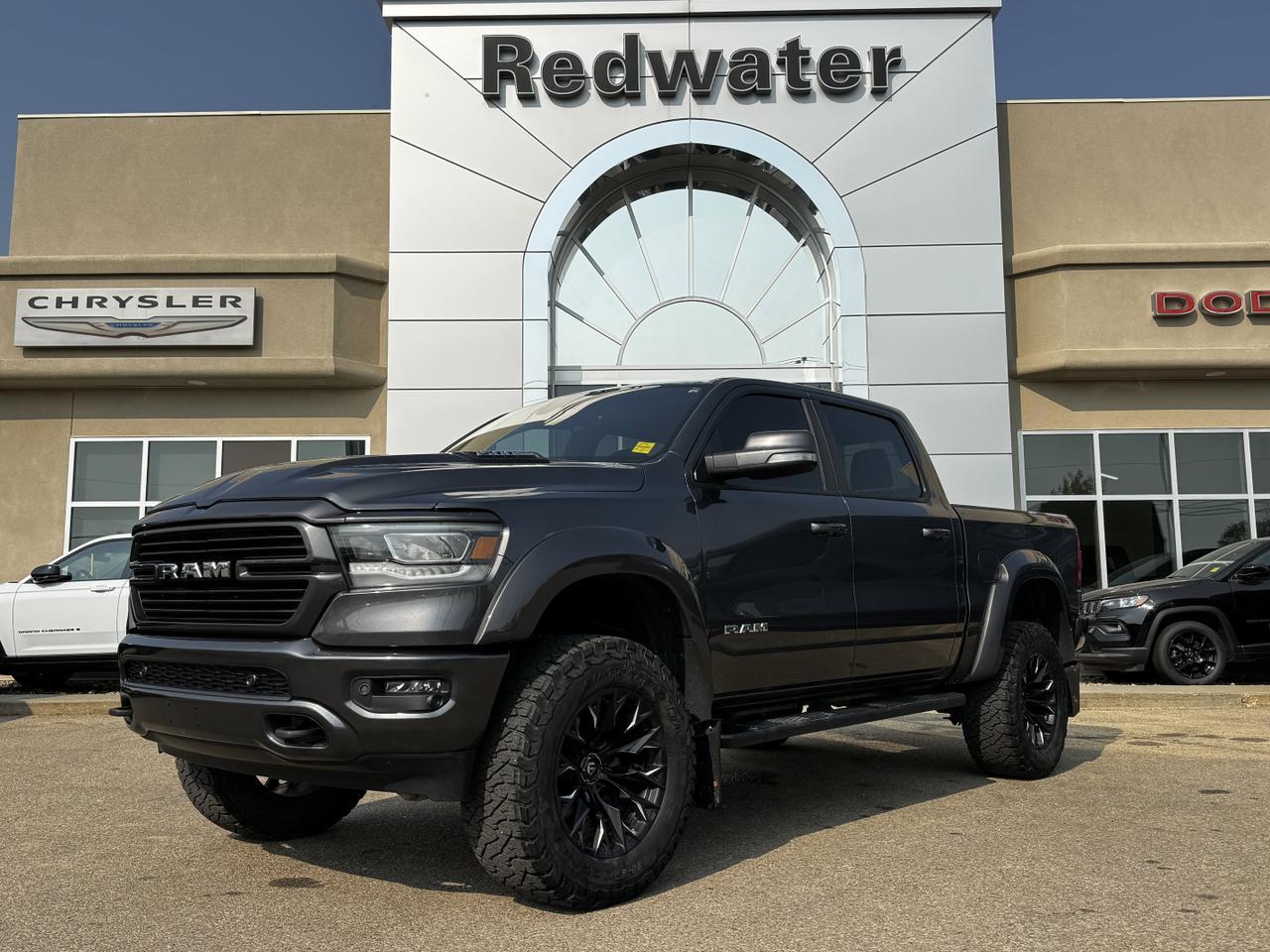 2022 Ram 1500 Laramie Sport Crew Cab 4x4 | HEMI V8 | Rig Ready Ram  | Leather | Backup Camera | Remote Start | NAV