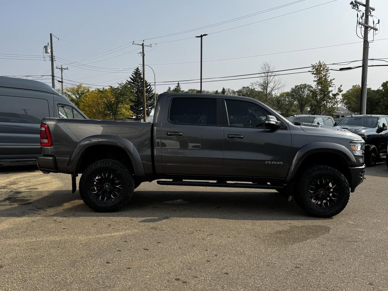 2022 Ram 1500 Laramie Sport Crew Cab 4x4 | HEMI V8 | Rig Ready Ram  | Leather | Backup Camera | Remote Start | NAV Redwater AB