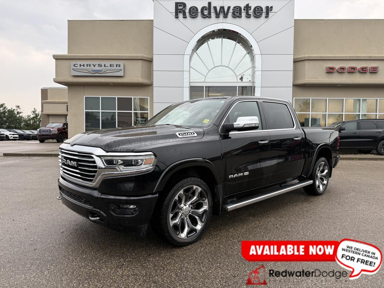 2022 Ram 1500 Limited Longhorn Crew Cab 4x4 | V8 HEMI | 12IN Touchscreen | NAV | Heated Vented Seats | Leather