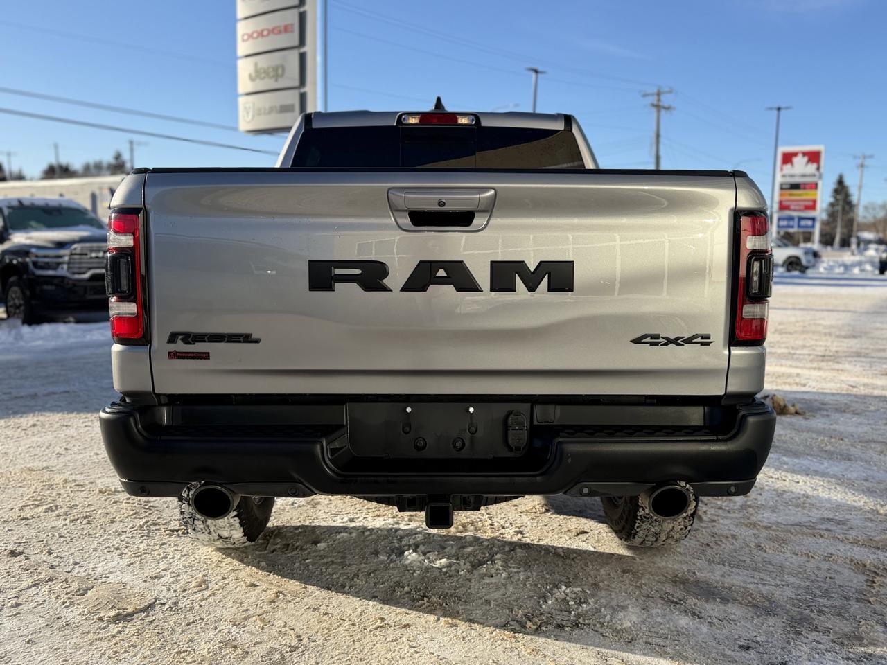2022 Ram 1500 Rebel | Eco Diesel | 12" Screen | Leather | Heated Seats | Tow Package | Box Liner | Night Edition Redwater AB
