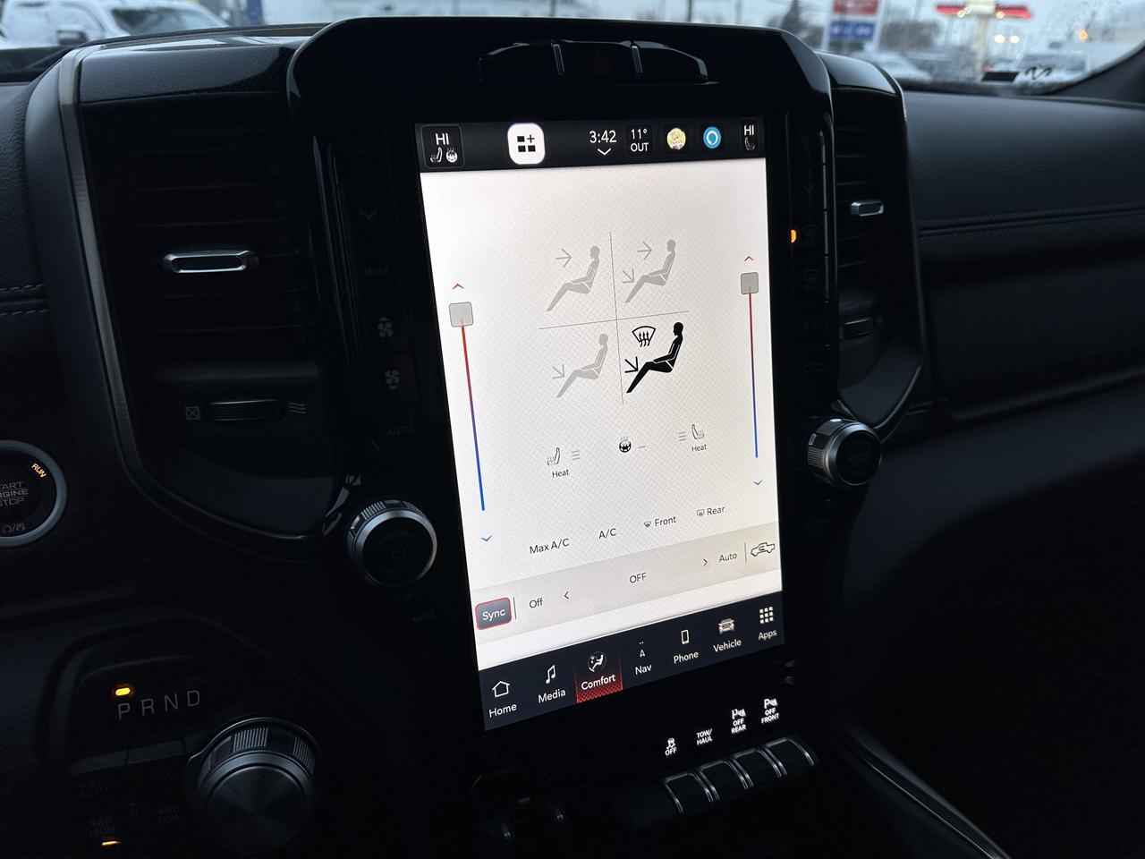 2022 Ram 1500 Rebel | Eco Diesel | 12" Screen | Leather | Heated Seats | Tow Package | Box Liner | Night Edition Redwater AB