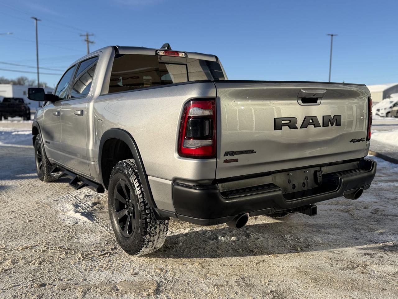 2022 Ram 1500 Rebel | Eco Diesel | 12" Screen | Leather | Heated Seats | Tow Package | Box Liner | Night Edition Redwater AB
