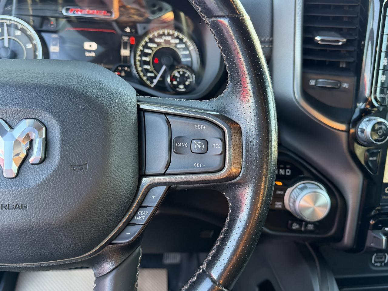 2022 Ram 1500 Rebel | Eco Diesel | 12" Screen | Leather | Heated Seats | Tow Package | Box Liner | Night Edition Redwater AB