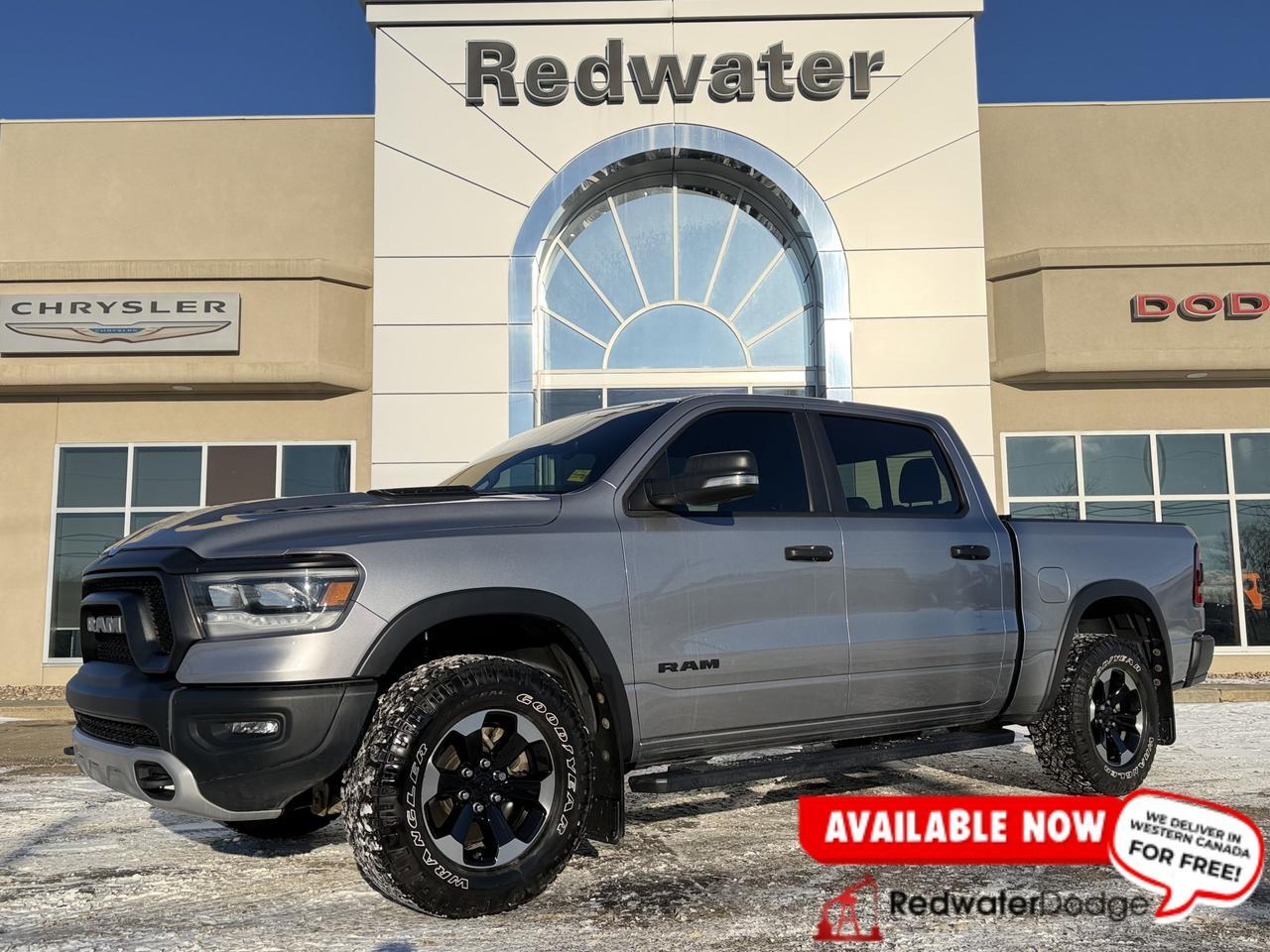 2022 Ram 1500 Rebel 4x4 | 5.7L HEMI V8 | 12" Touchscreen Nav | Alpine Audio | Android Auto CarPlay