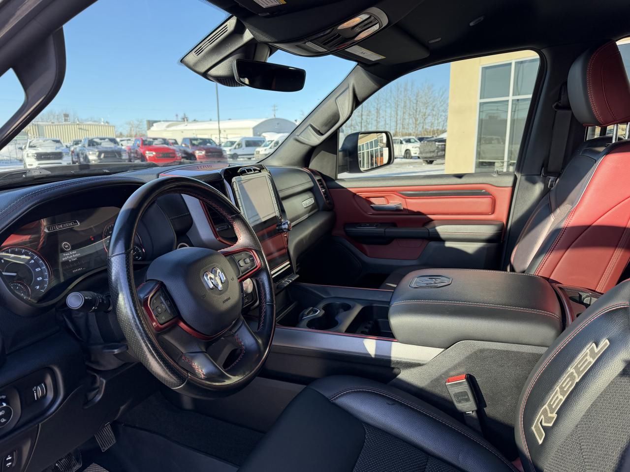 2022 Ram 1500 Rebel 4x4 | 5.7L HEMI V8 | 12" Touchscreen Nav | Alpine Audio | Android Auto CarPlay Redwater AB
