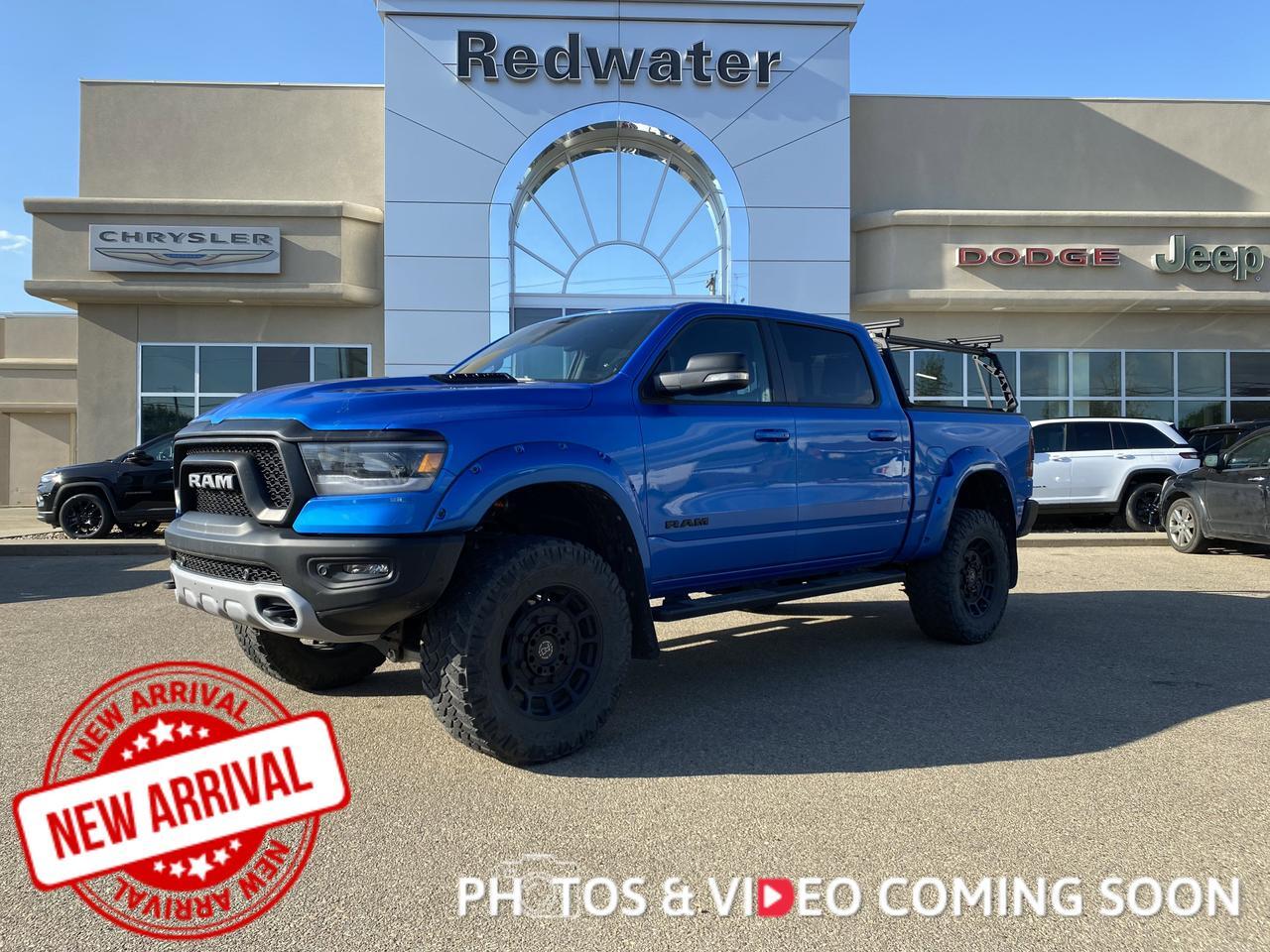 2022 Ram 1500 Rebel Crew Cab 4x4 | Low KMs | HEMI V8 | Remote Start | NAV | Backup Camera Redwater AB