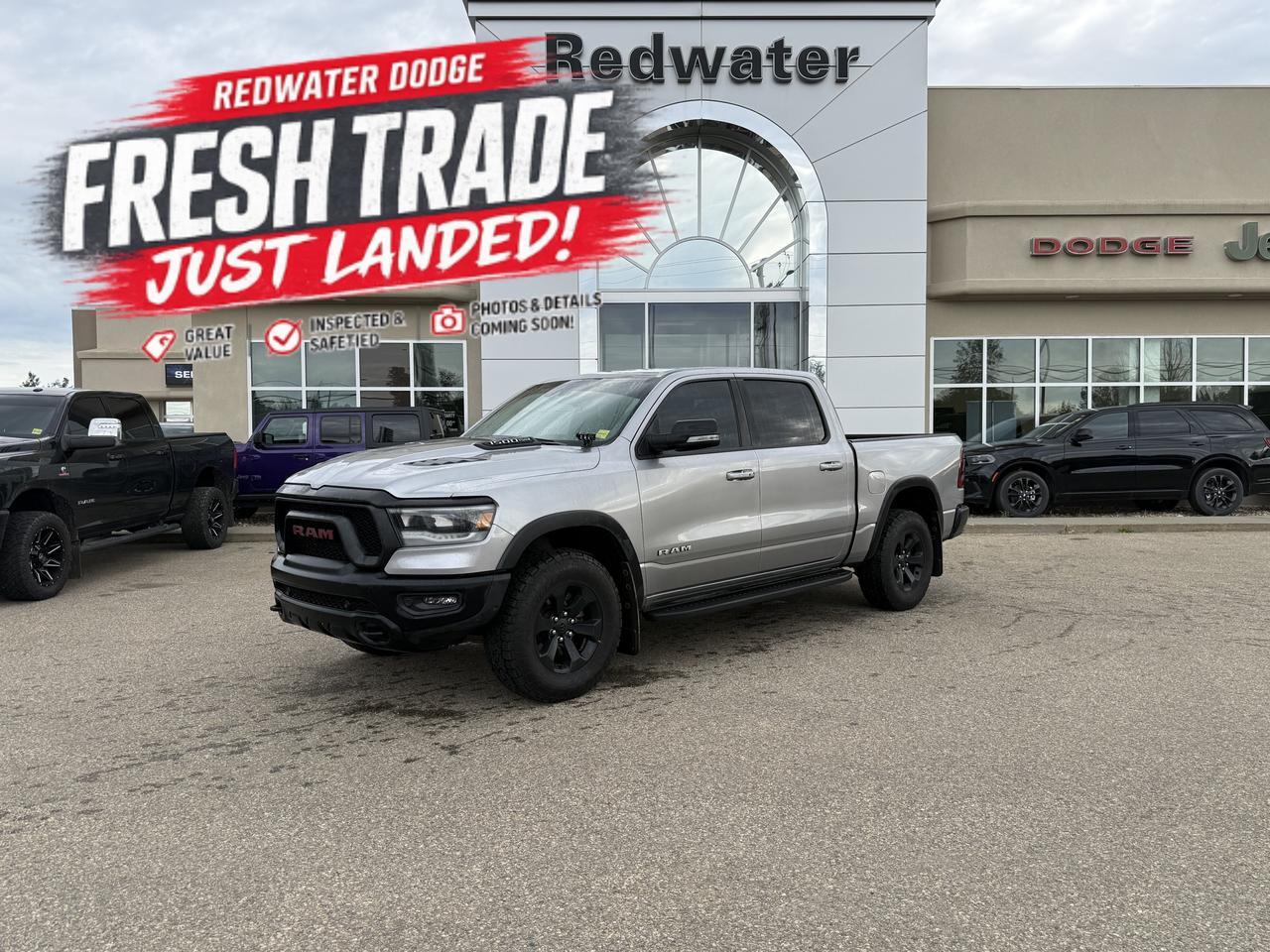 2022 Ram 1500 Rebel Crew Cab 4x4 | Low KMs | Heated Front Seats | NAV | 12IN Display | Backup Camera