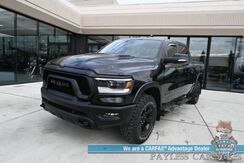 2022_Ram_1500_Rebel / GT Pkg / Level 2 / Night Edition / Rebel 12 Pkg / 4X4 / Crew Cab / Heated Seats & Steering / NAV / Sunroof / Auto Start / Harman Kardon / Adaptive Cruise / Blind Spot & Lane Alert / Tonneau Cover / Tow Pkg / 1-Owner_ Anchorage AK