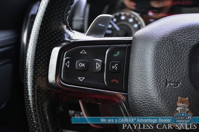 2022 Ram 1500 Rebel / GT Pkg / Night Edition / Rebel 12 Pkg / 4X4 / Crew Cab / Heated Seats & Steering / NAV / Sunroof / Auto Start / Harman Kardon / Adaptive Cruise / Blind Spot & Lane Alert / Tonneau Cover / Tow Pkg / 1-Owner Anchorage AK