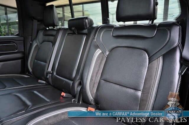 2022 Ram 1500 Rebel / GT Pkg / Night Edition / Rebel 12 Pkg / 4X4 / Crew Cab / Heated Seats & Steering / NAV / Sunroof / Auto Start / Harman Kardon / Adaptive Cruise / Blind Spot & Lane Alert / Tonneau Cover / Tow Pkg / 1-Owner Anchorage AK