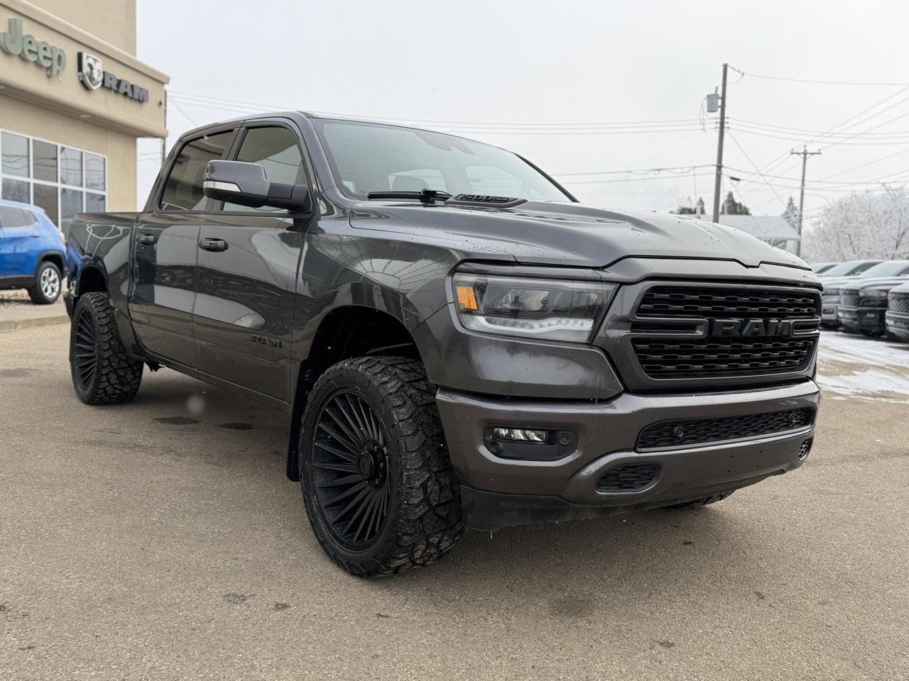 2022 Ram 1500 Sport Crew Cab 4x4 | HEMI V8 | Backup Camera | Remote Start | NAV Redwater AB