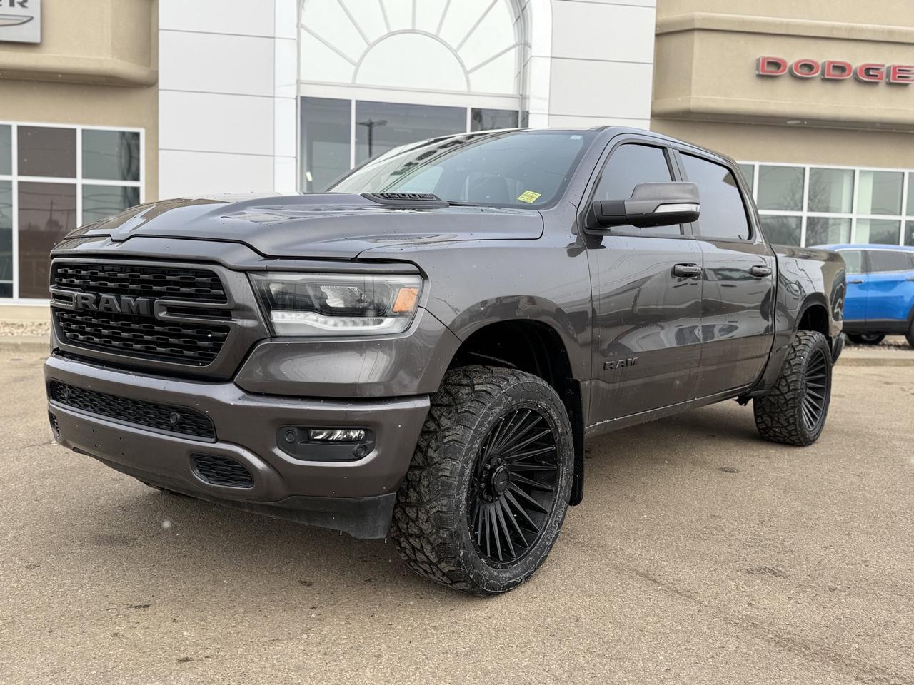 2022 Ram 1500 Sport Crew Cab 4x4 | HEMI V8 | Backup Camera | Remote Start | NAV Redwater AB