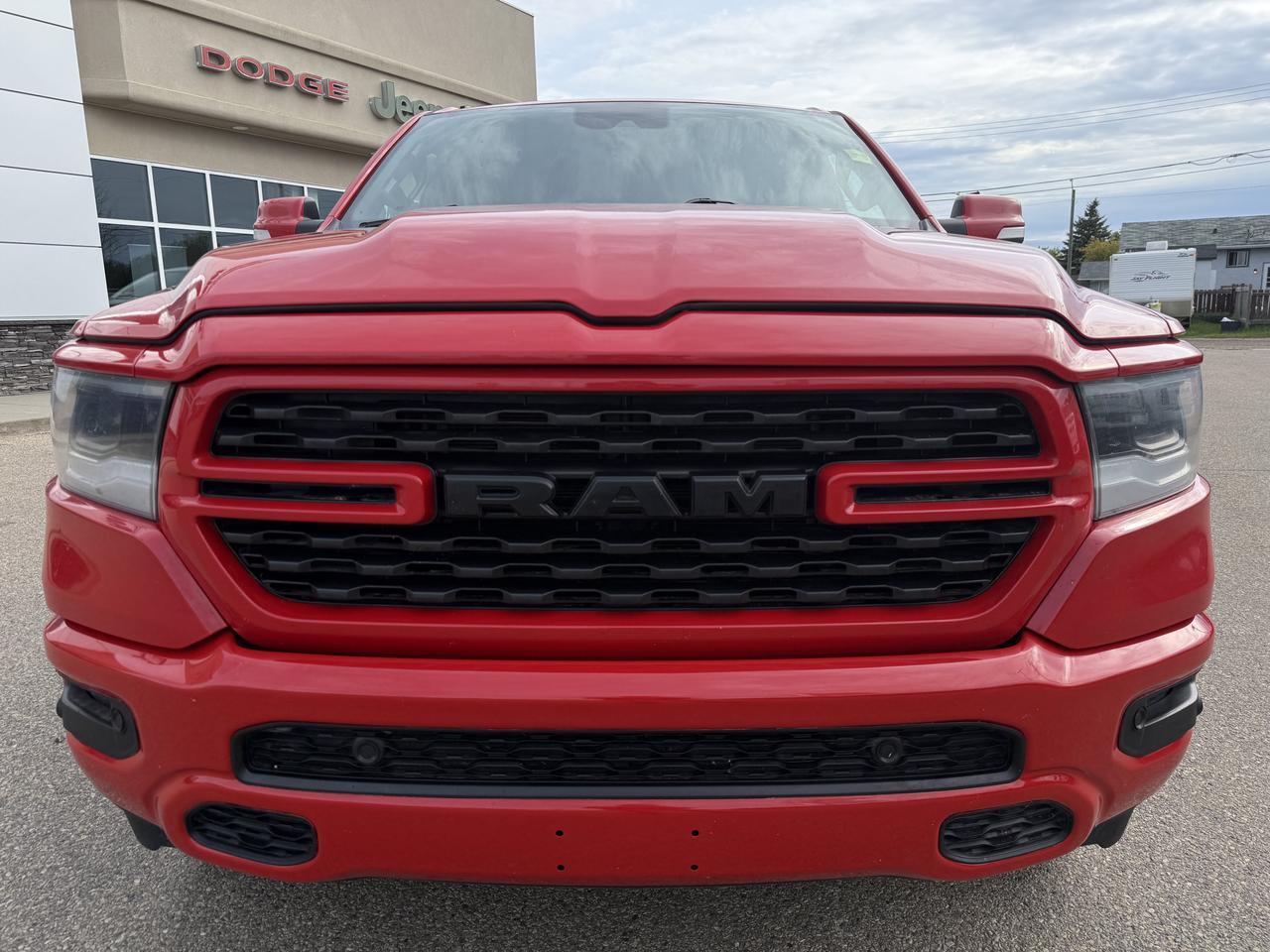 2022 Ram 1500 Sport Crew Cab 4x4 | HEMI V8 | Flame Red | NAV | 12IN Display | Heated Seats | Remote Start | Alpine Redwater AB
