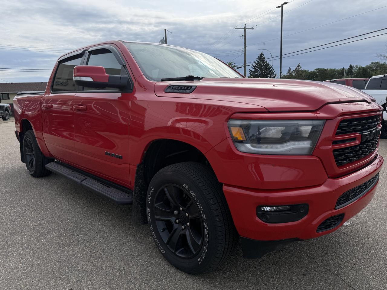 2022 Ram 1500 Sport Crew Cab 4x4 | HEMI V8 | Flame Red | NAV | 12IN Display | Heated Seats | Remote Start | Alpine Redwater AB