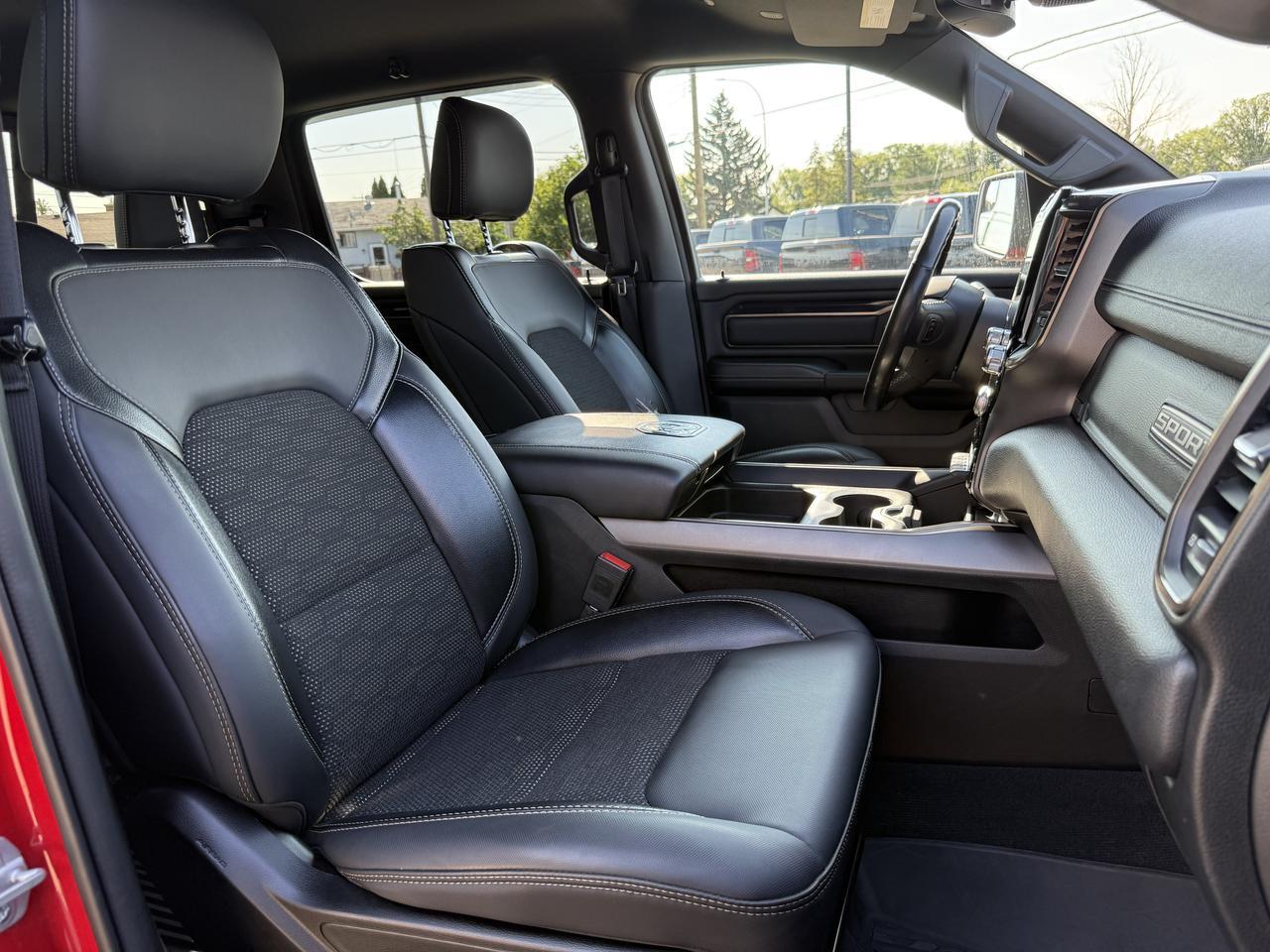 2022 Ram 1500 Sport Crew Cab 4x4 | HEMI V8 | Flame Red | NAV | 12IN Display | Heated Seats | Remote Start | Alpine Redwater AB