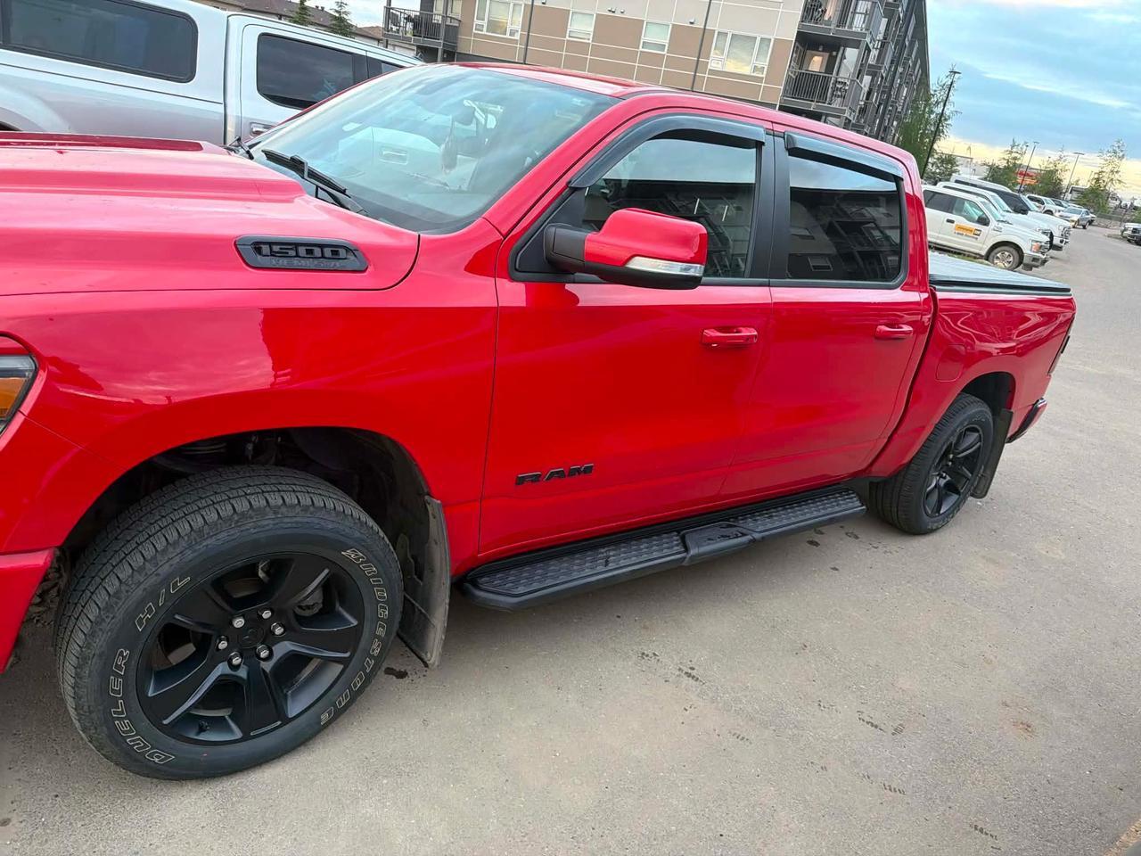 2022 Ram 1500 Sport Crew Cab 4x4 | HEMI V8 | Flame Red | NAV | 12IN Display | Heated Seats | Remote Start | Alpine Redwater AB