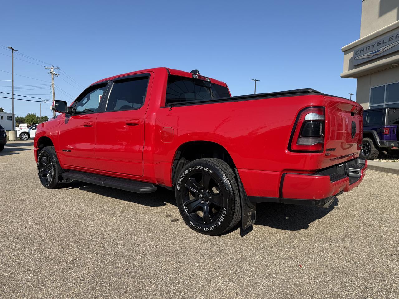 2022 Ram 1500 Sport Crew Cab 4x4 | HEMI V8 | Flame Red | NAV | 12IN Display | Heated Seats | Remote Start | Alpine Redwater AB