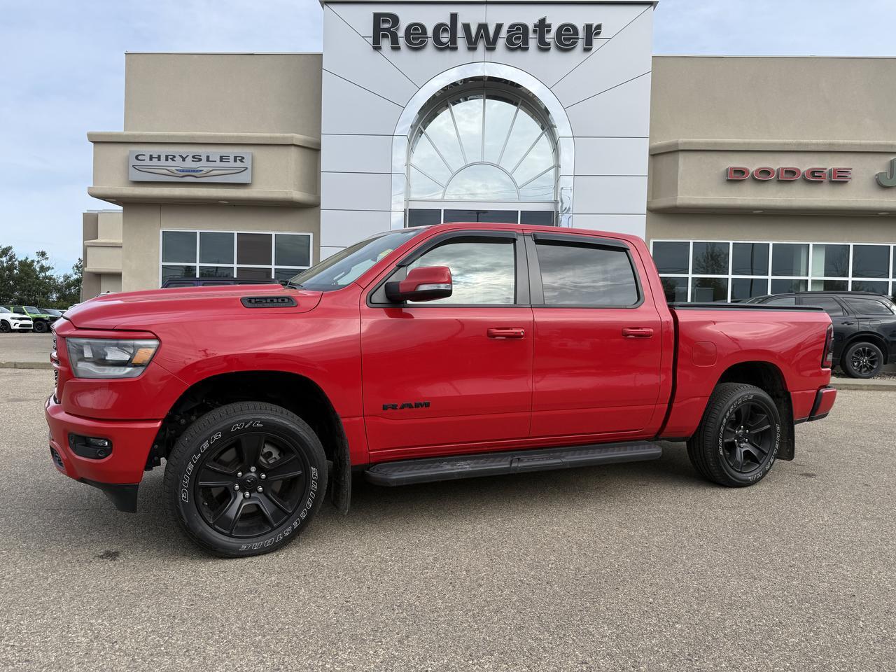 2022 Ram 1500 Sport Crew Cab 4x4 | HEMI V8 | Flame Red | NAV | 12IN Display | Heated Seats | Remote Start | Alpine
