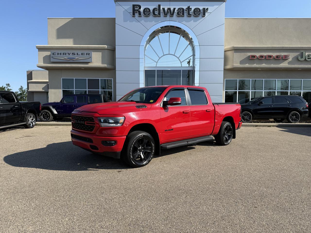 2022 Ram 1500 Sport Crew Cab 4x4 | HEMI V8 | Flame Red | NAV | 12IN Display | Heated Seats | Remote Start | Alpine
