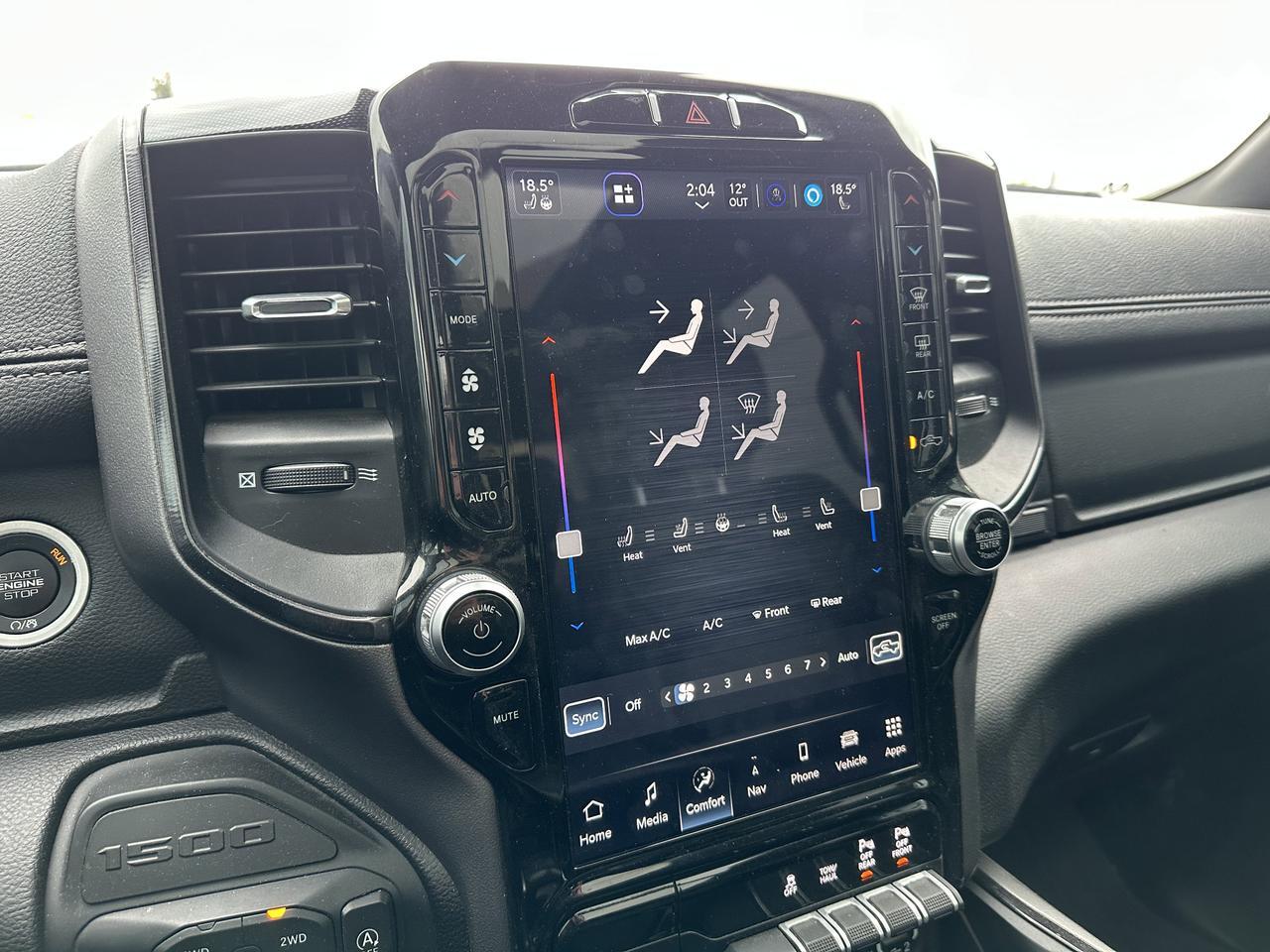 2022 Ram 1500 Sport Crew Cab 4x4 | HEMI V8 eTorque | Pano Sunroof | 12IN Touchscreen | NAV | Heated Seats Redwater AB