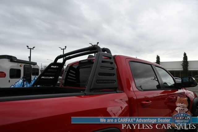 2022 Ram 1500 TRX / 4X4 / AutoStart / Level 2 / Carbon Fiber Pkg / Heated & Cooled Leather Seats / Heated Steering Wheel / Panoramic Sunroof / NAV / HUD / Harman Kardon / Blind Spot Alert / Block Heater / Bed Liner / Tow Pkg Anchorage AK