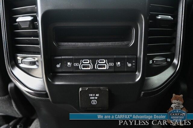 2022 Ram 1500 TRX / 4X4 / AutoStart / Level 2 / Carbon Fiber Pkg / Heated & Cooled Leather Seats / Heated Steering Wheel / Panoramic Sunroof / NAV / HUD / Harman Kardon / Blind Spot Alert / Block Heater / Bed Liner / Tow Pkg Anchorage AK