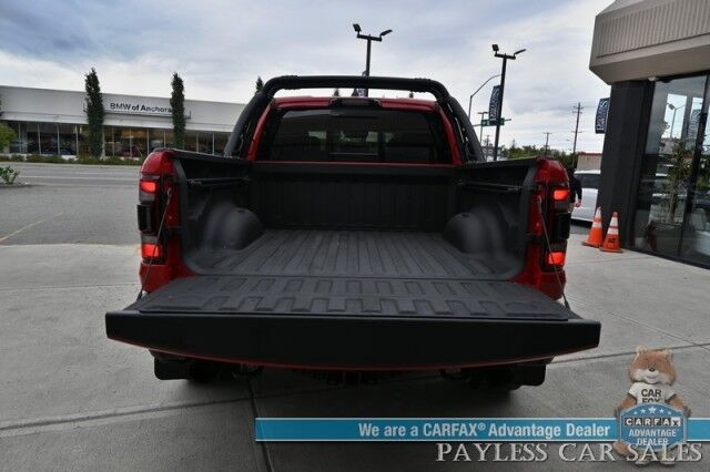 2022 Ram 1500 TRX / 4X4 / AutoStart / Level 2 / Carbon Fiber Pkg / Heated & Cooled Leather Seats / Heated Steering Wheel / Panoramic Sunroof / NAV / HUD / Harman Kardon / Blind Spot Alert / Block Heater / Bed Liner / Tow Pkg Anchorage AK