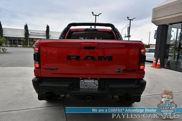2022 Ram 1500 TRX / 4X4 / AutoStart / Level 2 / Carbon Fiber Pkg / Heated & Cooled Leather Seats / Heated Steering Wheel / Panoramic Sunroof / NAV / HUD / Harman Kardon / Blind Spot Alert / Block Heater / Bed Liner / Tow Pkg Anchorage AK