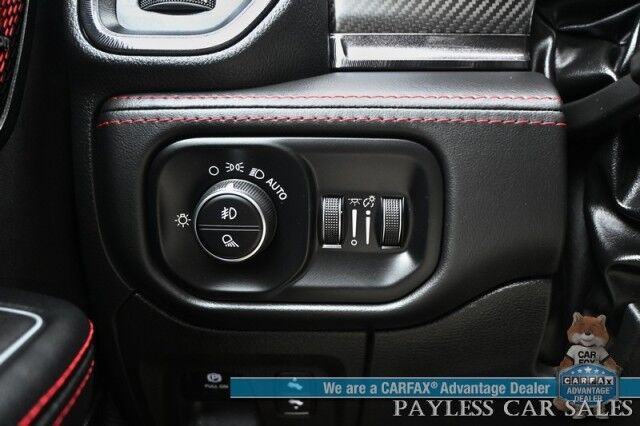 2022 Ram 1500 TRX / 4X4 / AutoStart / Level 2 / Carbon Fiber Pkg / Heated & Cooled Leather Seats / Heated Steering Wheel / Panoramic Sunroof / NAV / HUD / Harman Kardon / Blind Spot Alert / Block Heater / Bed Liner / Tow Pkg Anchorage AK