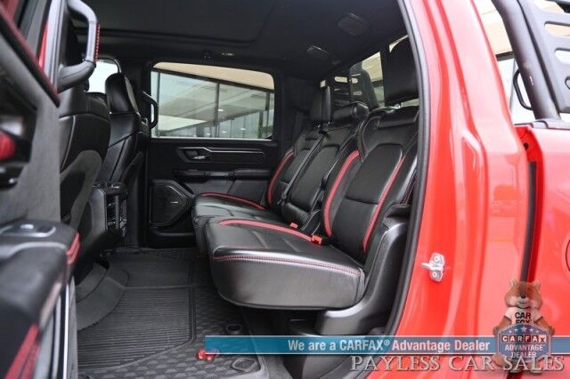 2022 Ram 1500 TRX / 4X4 / AutoStart / Level 2 / Carbon Fiber Pkg / Heated & Cooled Leather Seats / Heated Steering Wheel / Panoramic Sunroof / NAV / HUD / Harman Kardon / Blind Spot Alert / Block Heater / Bed Liner / Tow Pkg Anchorage AK
