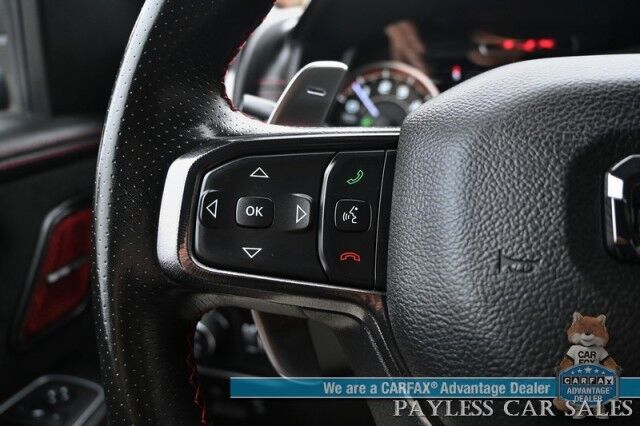 2022 Ram 1500 TRX / 4X4 / AutoStart / Level 2 / Carbon Fiber Pkg / Heated & Cooled Leather Seats / Heated Steering Wheel / Panoramic Sunroof / NAV / HUD / Harman Kardon / Blind Spot Alert / Block Heater / Bed Liner / Tow Pkg Anchorage AK