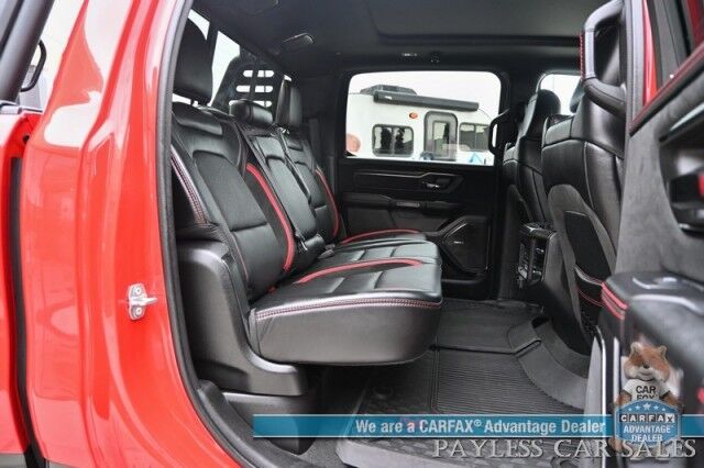 2022 Ram 1500 TRX / 4X4 / AutoStart / Level 2 / Carbon Fiber Pkg / Heated & Cooled Leather Seats / Heated Steering Wheel / Panoramic Sunroof / NAV / HUD / Harman Kardon / Blind Spot Alert / Block Heater / Bed Liner / Tow Pkg Anchorage AK