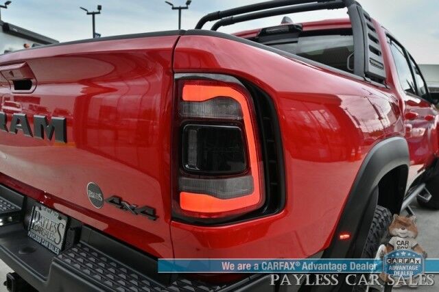 2022 Ram 1500 TRX / 4X4 / AutoStart / Level 2 / Carbon Fiber Pkg / Heated & Cooled Leather Seats / Heated Steering Wheel / Panoramic Sunroof / NAV / HUD / Harman Kardon / Blind Spot Alert / Block Heater / Bed Liner / Tow Pkg Anchorage AK