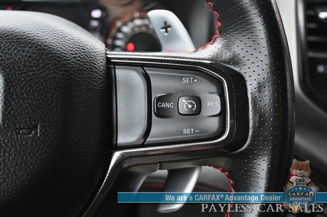 2022 Ram 1500 TRX / 4X4 / AutoStart / Level 2 / Carbon Fiber Pkg / Heated & Cooled Leather Seats / Heated Steering Wheel / Panoramic Sunroof / NAV / HUD / Harman Kardon / Blind Spot Alert / Block Heater / Bed Liner / Tow Pkg Anchorage AK