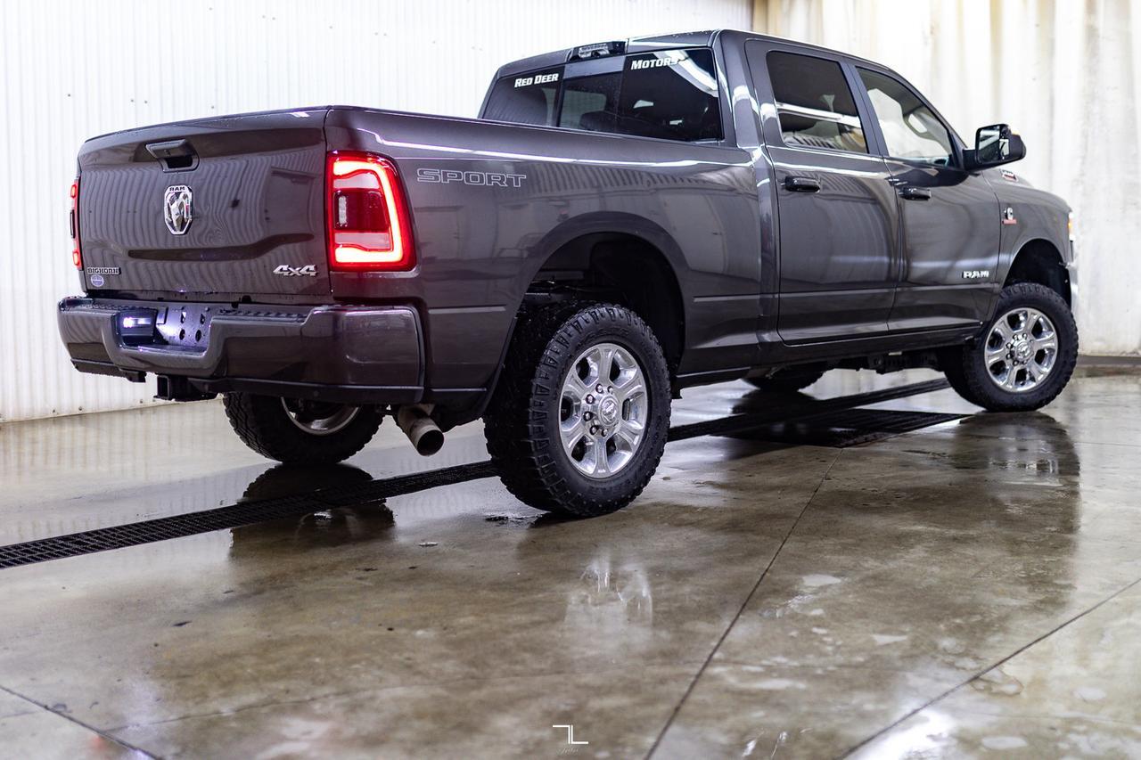 2022 Ram 2500 4x4 Crew Cab Big Horn Diesel Nav Roof BCam Red Deer AB