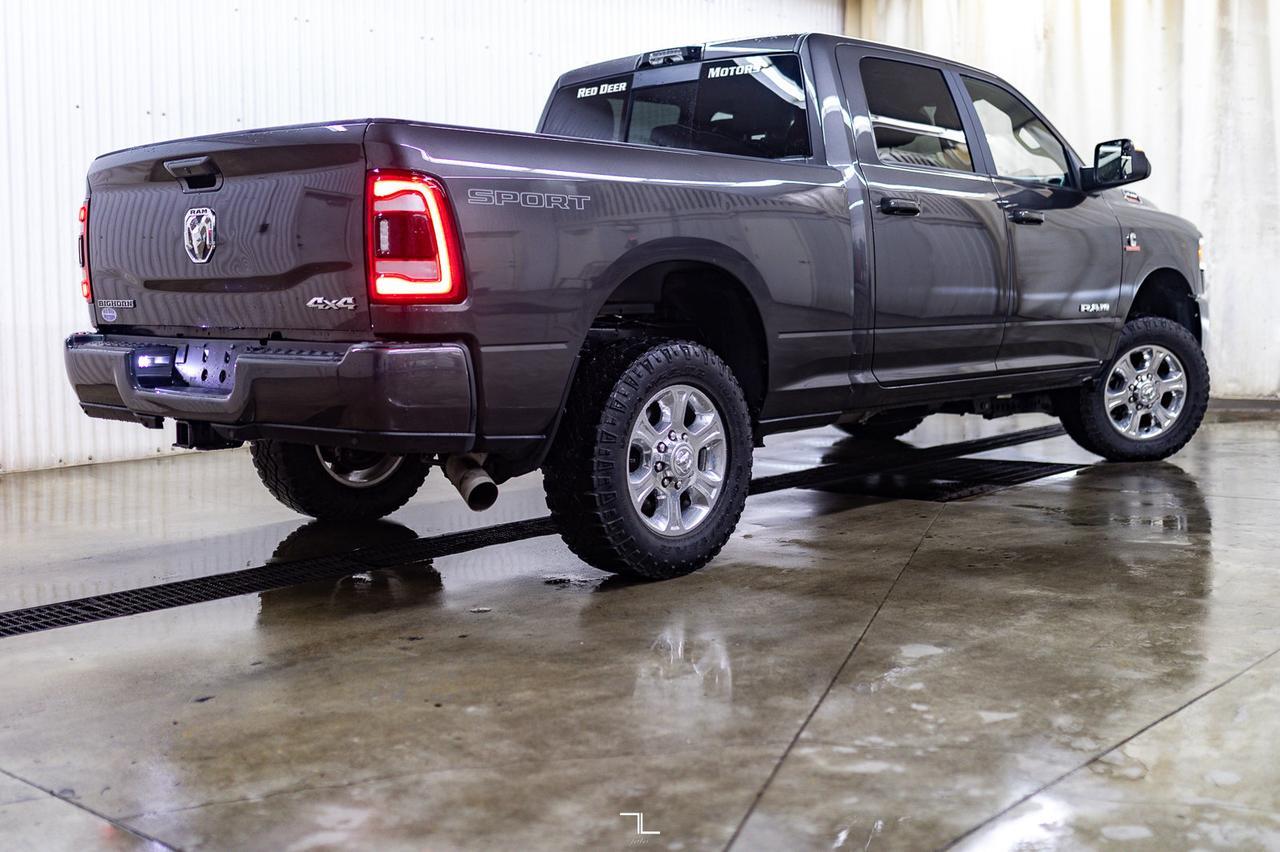 2022 Ram 2500 4x4 Crew Cab Big Horn Diesel Nav Roof BCam Red Deer AB