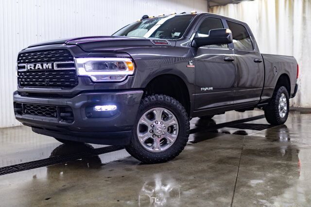 2022 Ram 2500 4x4 Crew Cab Big Horn Diesel Nav Roof BCam Red Deer AB