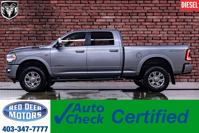 2022 Ram 2500 4x4 Crew Cab Laramie Diesel Leather Nav BCam Red Deer AB