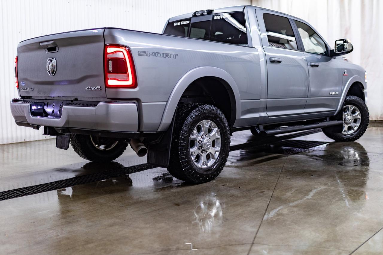 2022 Ram 2500 4x4 Crew Cab Laramie Diesel Leather Nav BCam Red Deer AB