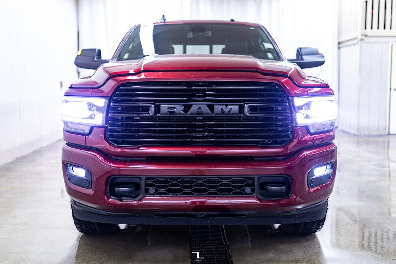 2022 Ram 2500 4x4 Crew Cab Laramie Diesel Leather Roof Nav Red Deer AB