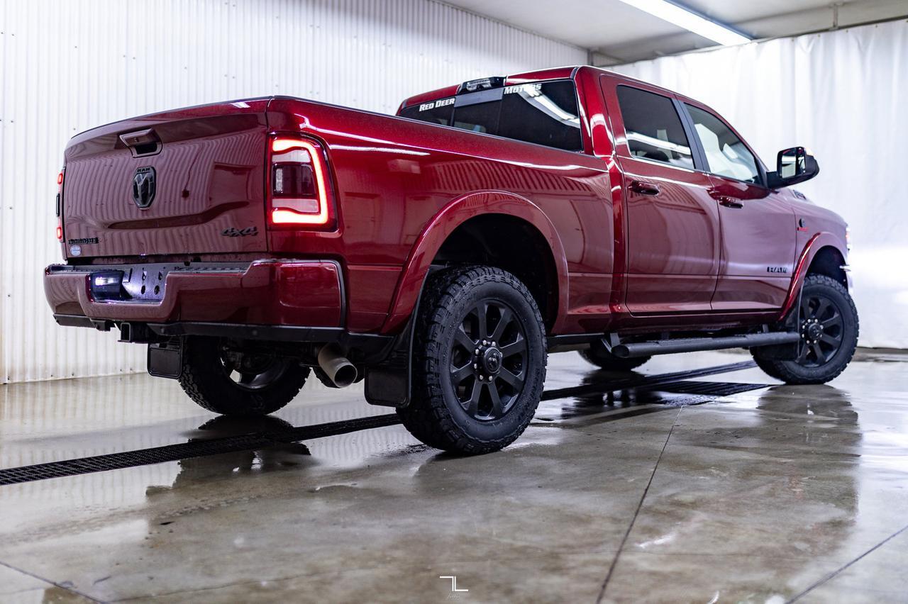 2022 Ram 2500 4x4 Crew Cab Laramie Diesel Leather Roof Nav Red Deer AB