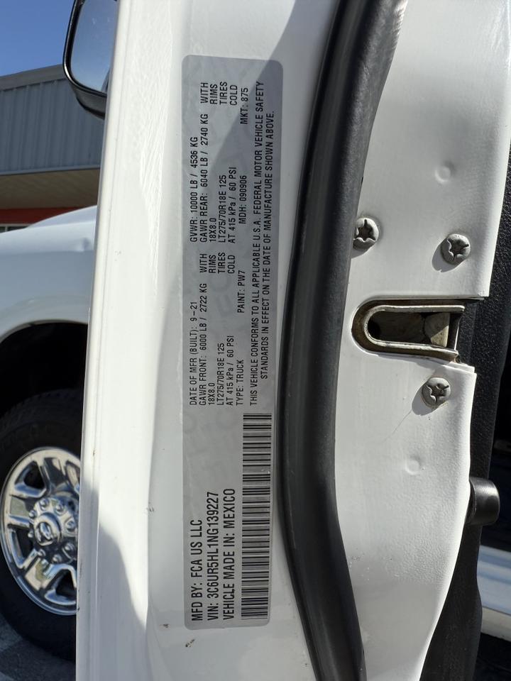 2022 Ram 2500 4x4 Diesel 72k mi's Tradesman Collinsville OK
