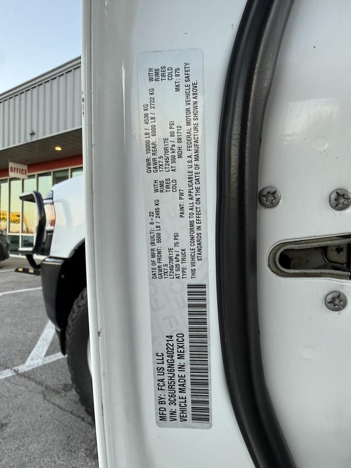 2022 Ram 2500 6.4L Hemi 4x4 Utility Tradesman Collinsville OK