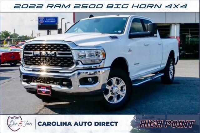 2022 Ram 2500 Big Horn 4x4 / Turbo Diesel / Level A Equipment! High Point NC