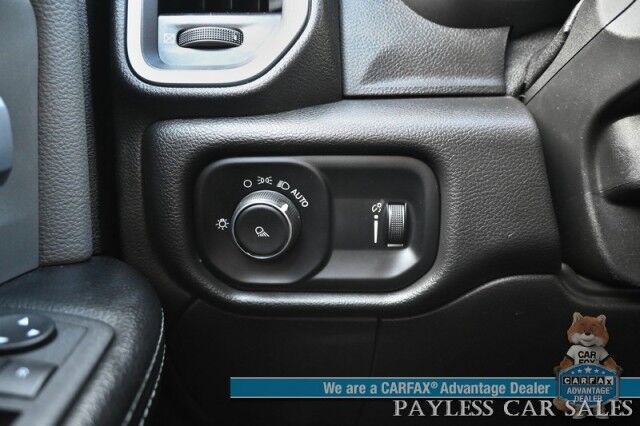 2022 Ram 2500 Big Horn / AWD / Crew Cab / 6.7L I6 Cummins Turbo Diesel / Premium Cloth Seats / Seats 6 / Apple CarPlay & Android Auto / Block Heater / Running Boards / Back Up Cam / Only 36K Miles / Tow Pkg / 1-Owner Anchorage AK